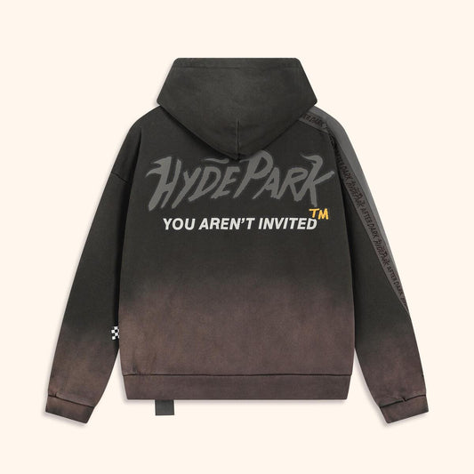 Race To The Top Hoodie - Off Black HYDEPARK