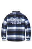 SEE YOU IN PARADISE FLANNEL SHACKET (BLUE) Jordan Craig