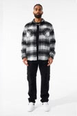 SEE YOU IN PARADISE FLANNEL SHACKET (BLACK) Jordan Craig