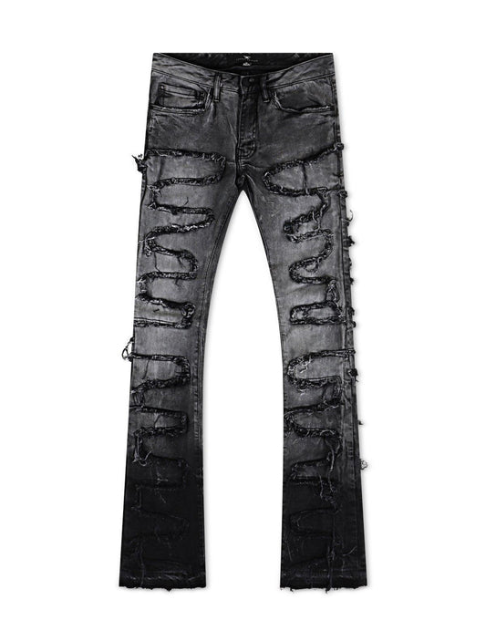 JORDAN CRAIG MARTIN STACKED JEANS black shadow Jordan crieg jtf1150