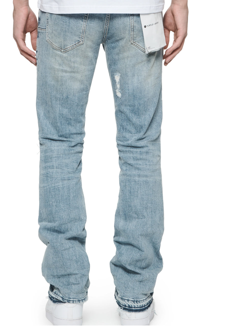 P004 Light Indigo Vintage Flare Jeans LIVI823