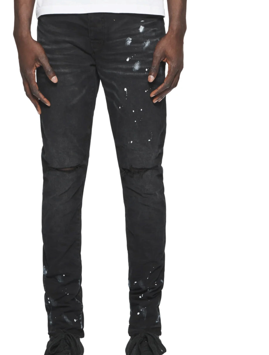 P001 Black Resin Knee Slit BRKS122