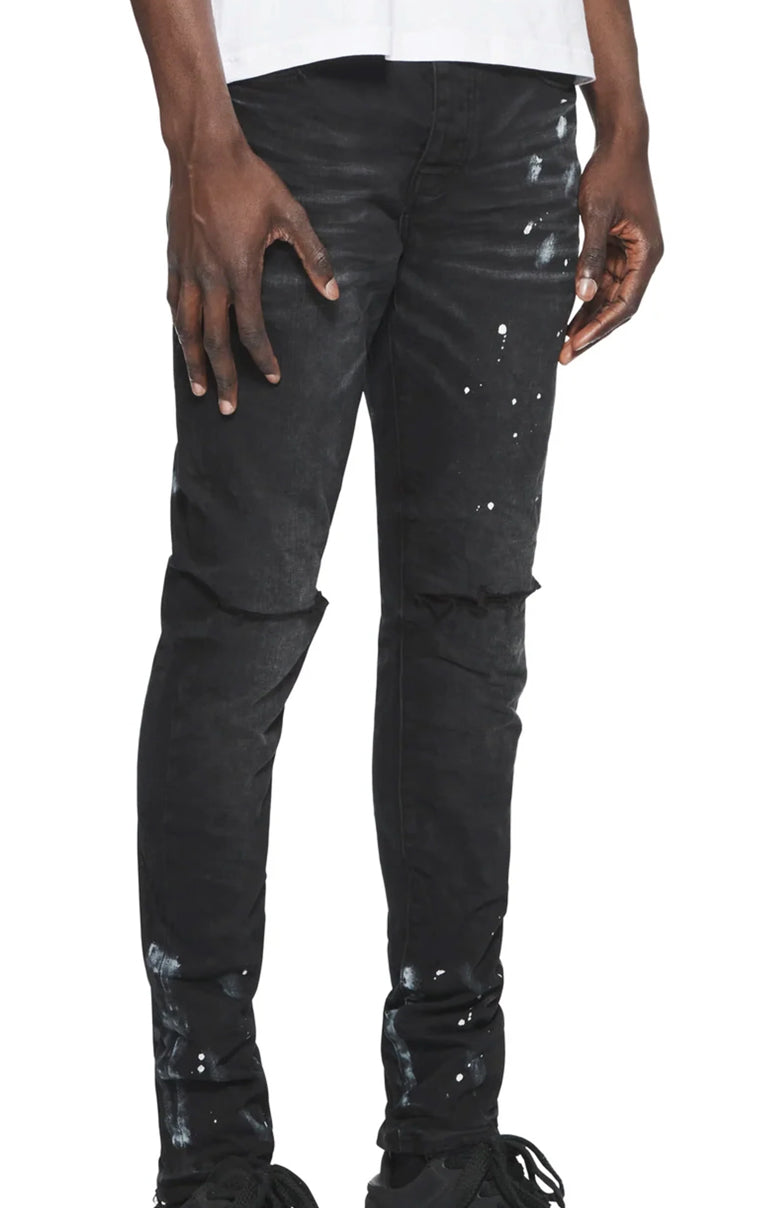 P001 Black Resin Knee Slit BRKS122