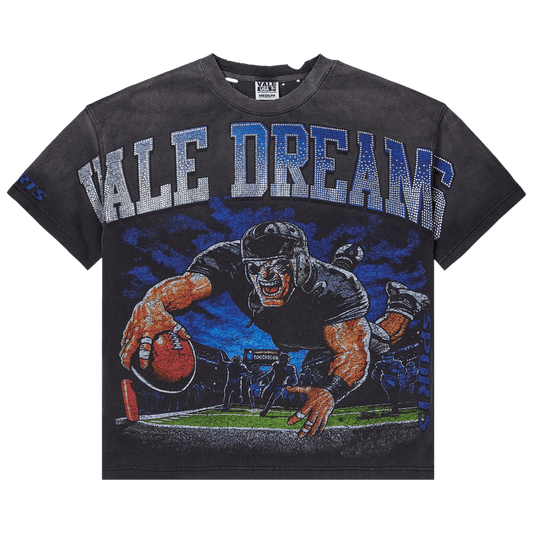 VALE FOREVER GRIDIRON BLING TEE BLACK