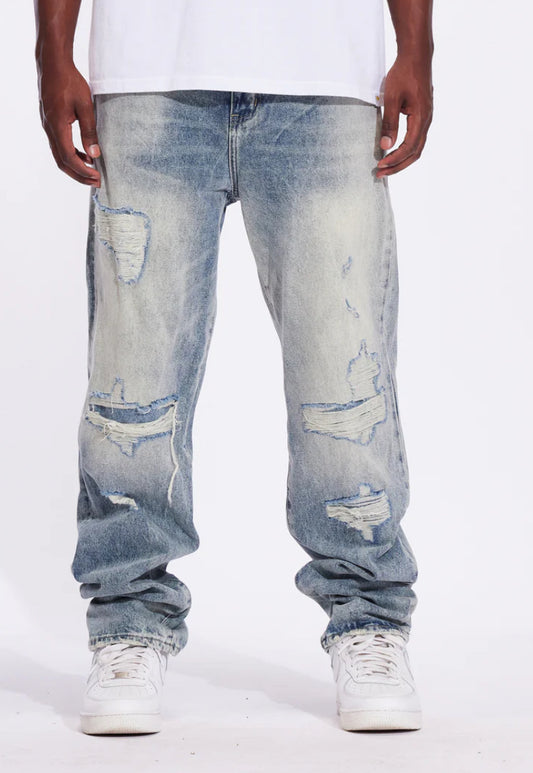 CRYSP DENIM Pacific Straight Denim (Acid Blue)-CRYF24-115