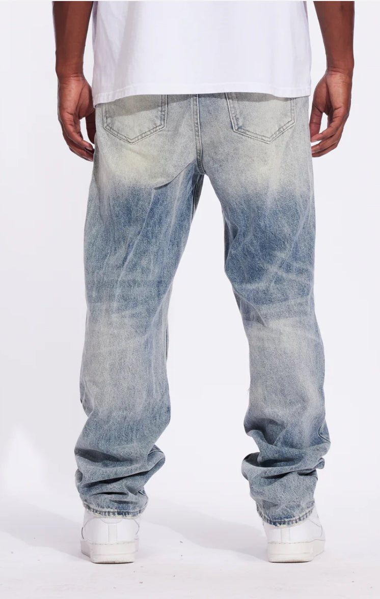 CRYSP DENIM Pacific Straight Denim (Acid Blue)-CRYF24-115