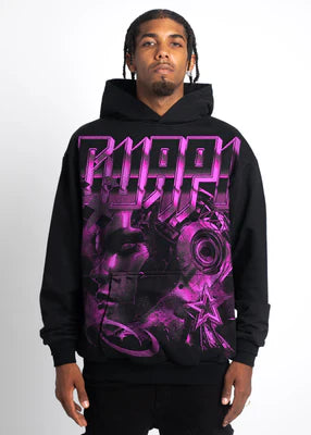 GUAPI-CYBER PINK HOODIE-291CPHS