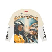 GODSPEED  CHOSEN ONE LAYERED T-SHIRT - BONE