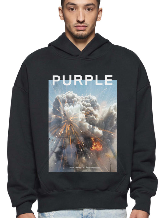 PURPLE Fireworks Hoodie