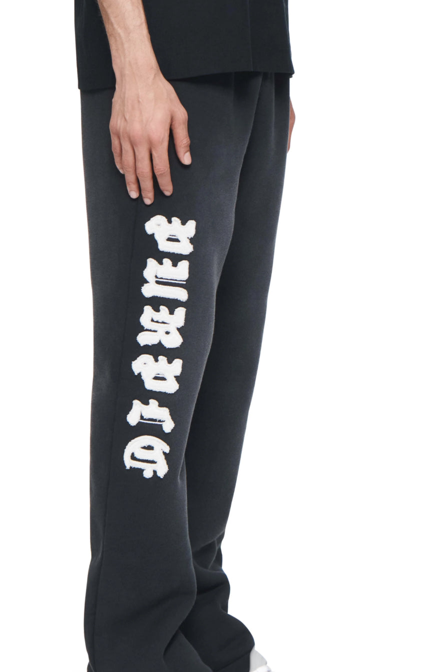 PURPLE Gothic Applique Sweatpants