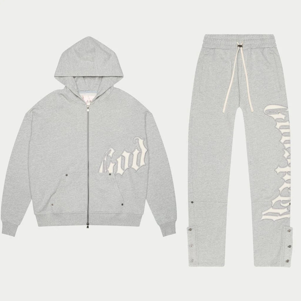 GODSPEED-OG Logo Sweatsuit V2 (Heather Grey)