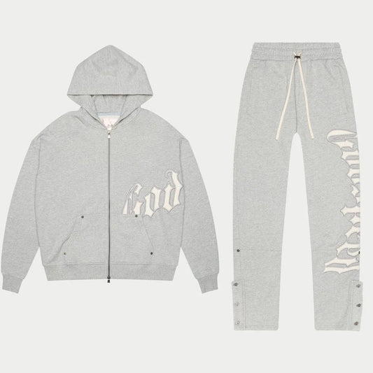 GODSPEED-OG Logo Sweatsuit V2 (Heather Grey)