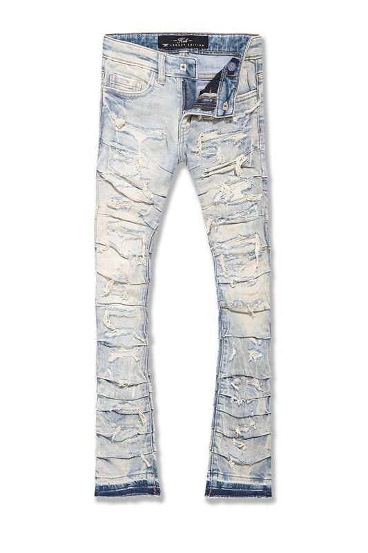 JORDAN CRAIG-KIDS STACKED RIPPLE EFFECT DENIM (ANTIQUE)-JTF1157K