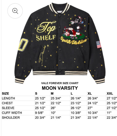 VALE FOREVER -MOON VARSITY