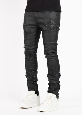 GUAPI-ALL BLACK ICON DENIM V2-297ABIDV2