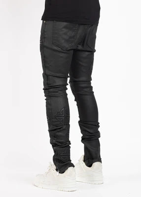 GUAPI-ALL BLACK ICON DENIM V2-297ABIDV2