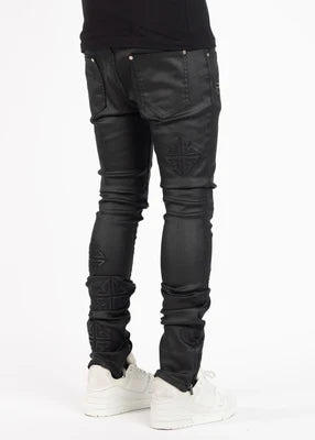 GUAPI-ALL BLACK ICON DENIM V2-297ABIDV2