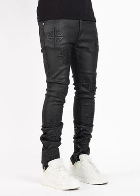 GUAPI-ALL BLACK ICON DENIM V2-297ABIDV2