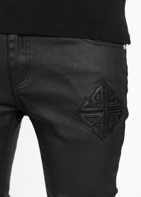 GUAPI-ALL BLACK ICON DENIM V2-297ABIDV2