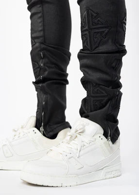 GUAPI-ALL BLACK ICON DENIM V2-297ABIDV2