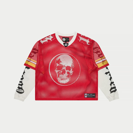 GODSOEED-TD Layered Jersey (Red/Yellow)