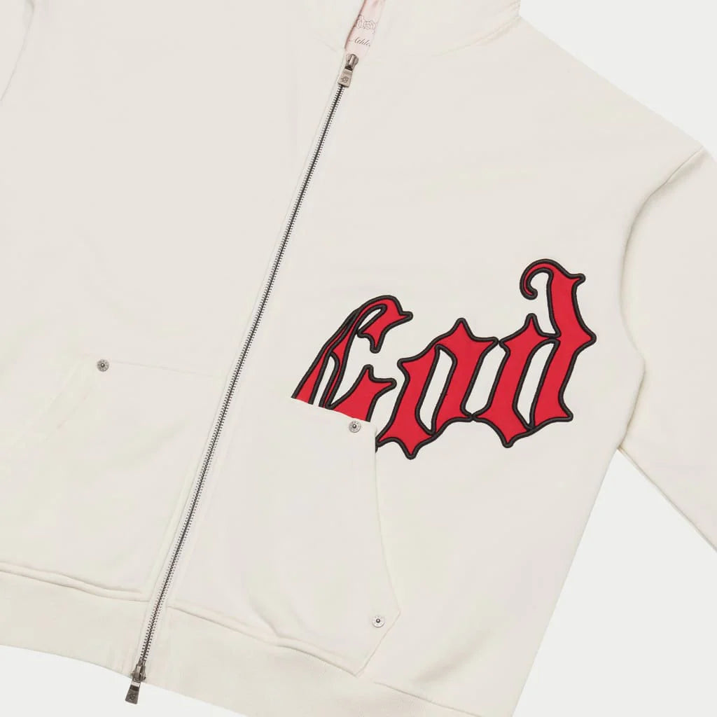 GODSPEED-OG Logo Sweatsuit V2 (Bone/Red)