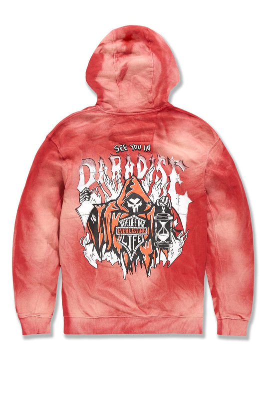 JORDAN CRAIG-AFTERLIFE PULLOVER HOODIE (RED)8631H