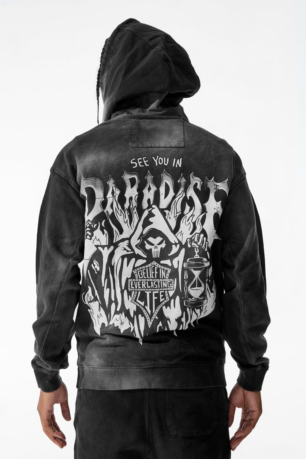 JORDAN CRAIG-AFTERLIFE PULLOVER HOODIE (BLACK SHADOW)-8631H