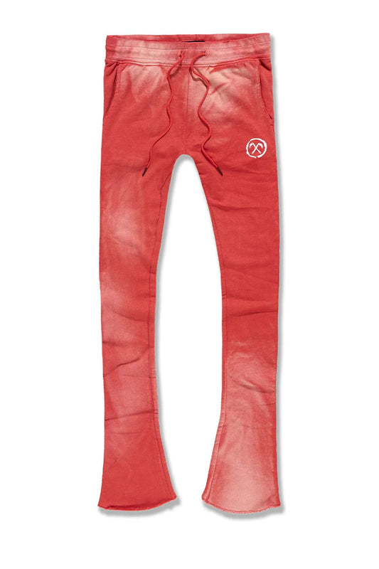 JORDAN CRAIG-AFTERLIFE STACKED SWEATPANTS (RED)-8631L