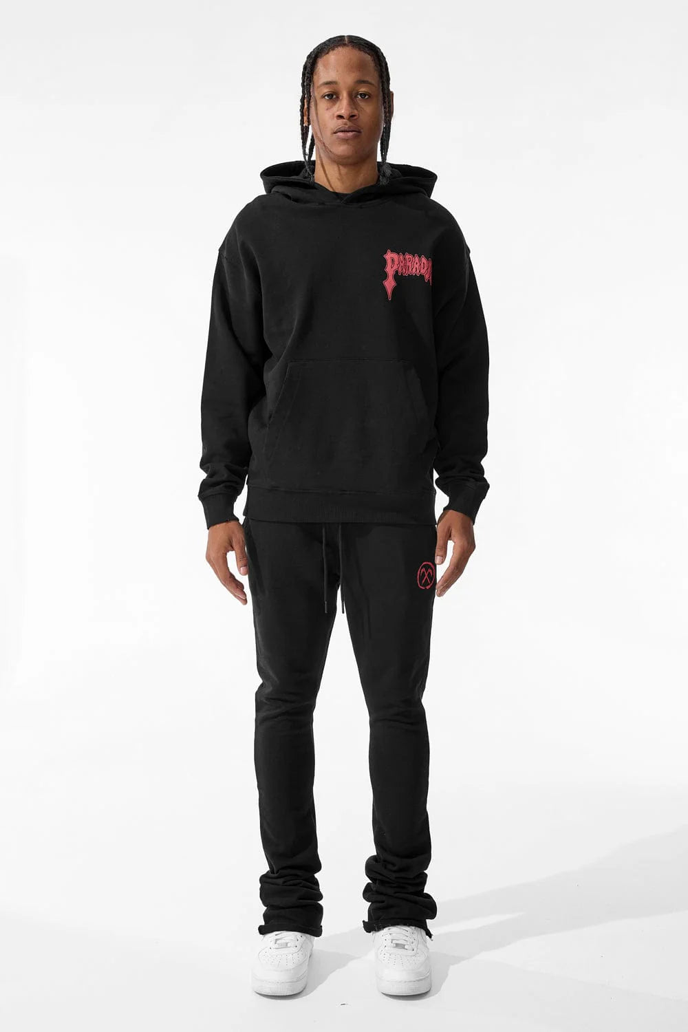 JORDAN CRAIG-AFTERLIFE STACKED SWEATPANTS (NOIR)-8631L