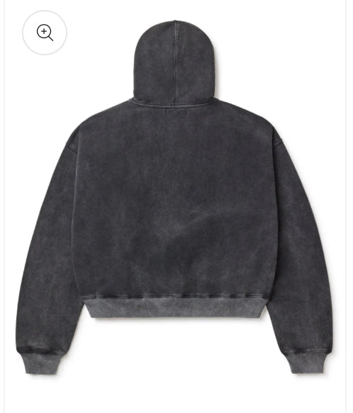 VALE-BLACK CAT ZIP UP HOODIE