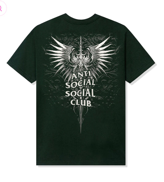 antisocial club Sympathy Tee - Forest Green