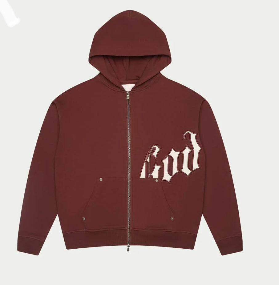GODSPEED-OG Logo V2 Sweatsuit (Brown/White)