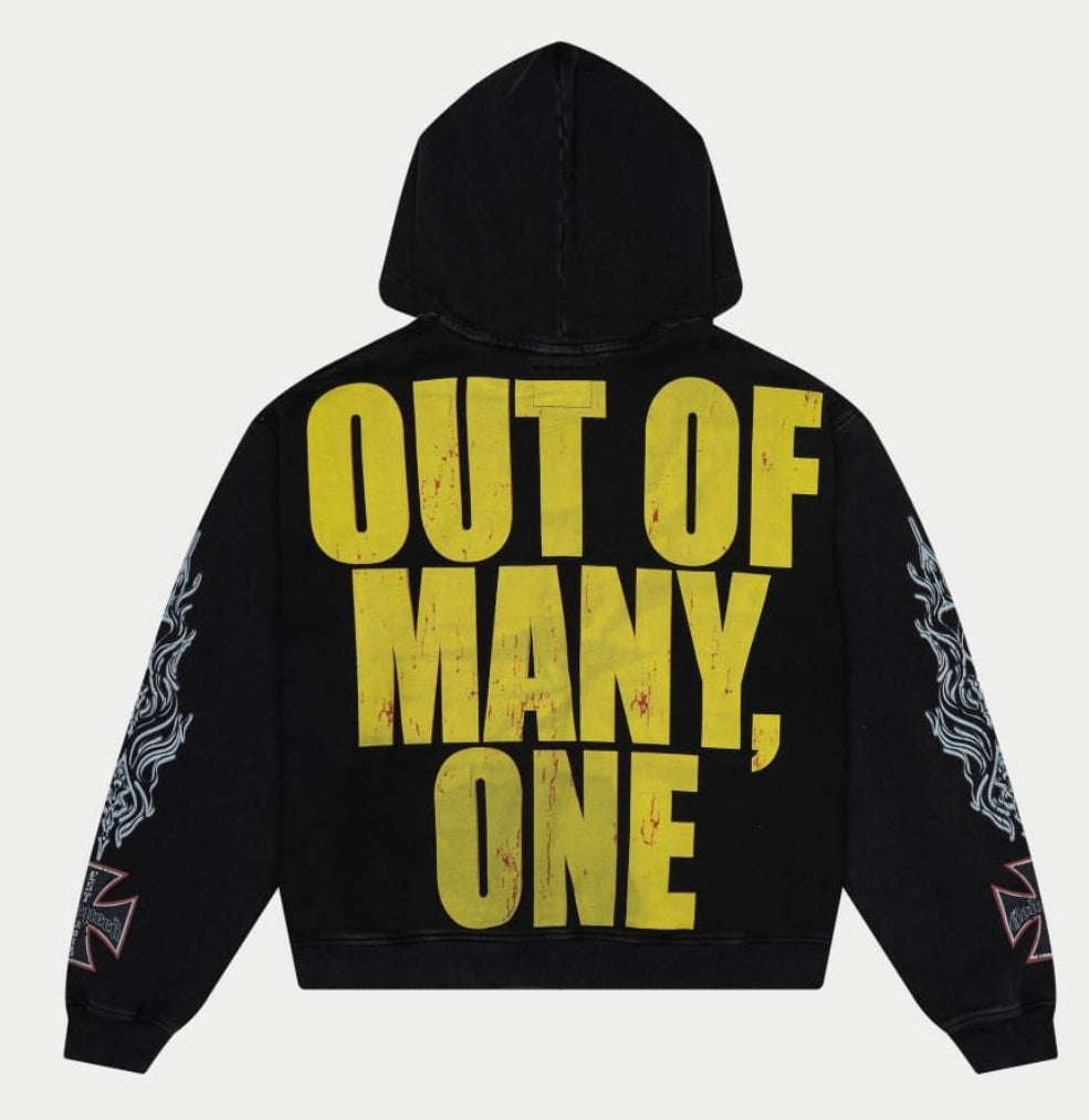 GODSPEED-Long Lonely Road Hoodie (Black Wash)