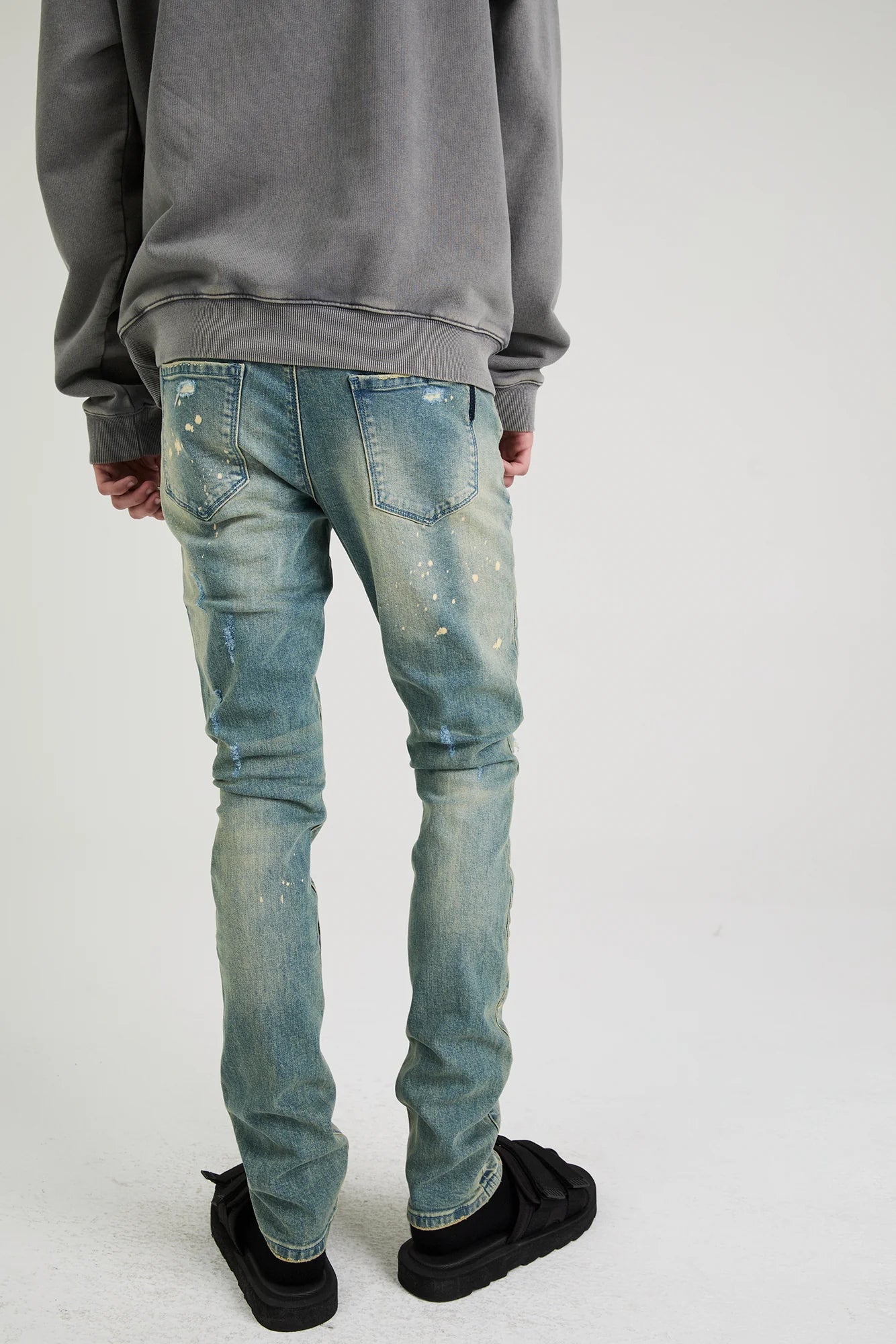RTA-BRYANT SKINNY JEAN | BLUE KYANITE DISTRESSED-MCCTD900-B1205BLND