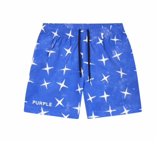 PURPLE-Stars All Around Shorts-P504-PBWS225