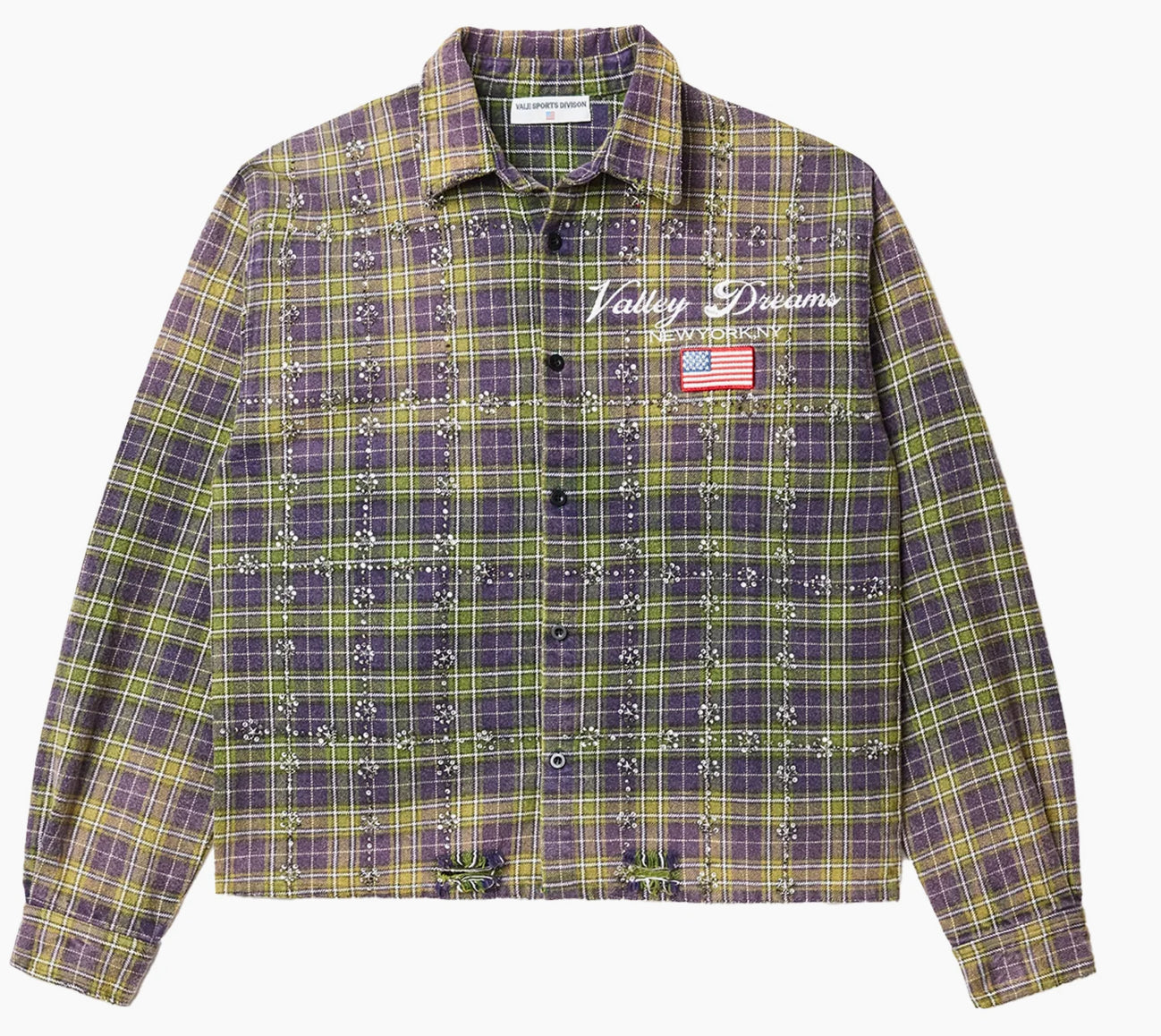 Vale Forever Toxic Flannel Green Purple