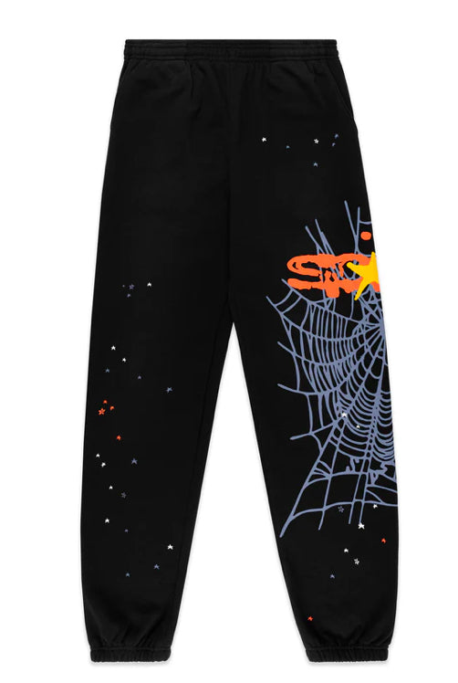 SP5DER-HEAVY WEB SWEATPANT-SB003SS25BLK