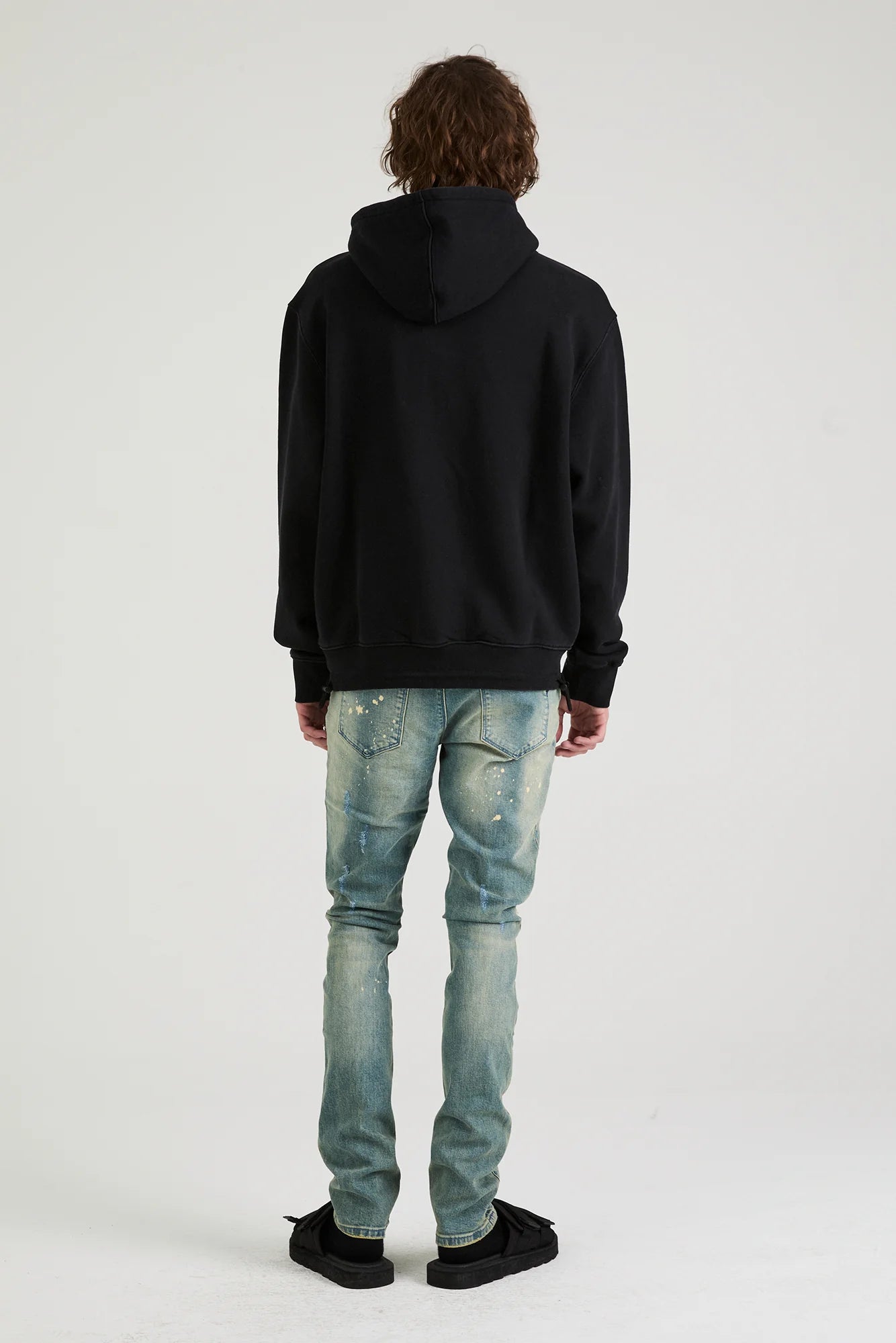 RTA-JORDAN HOODIE | BLACK ETCHED MONOGRAM-MCCTH909-T1424BKETM