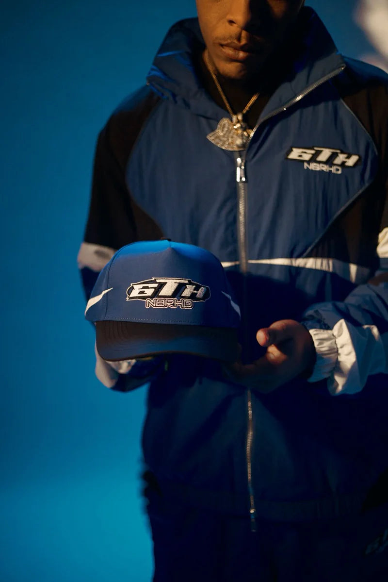 6 NBAHD-NINE" HEADWEAR - WHT/ROYAL-6TH-H103