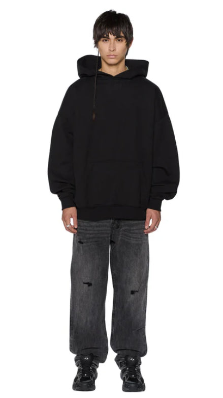 KSUBI-Intruder Ekcess Hoodie Jet BlackMSP25FL015