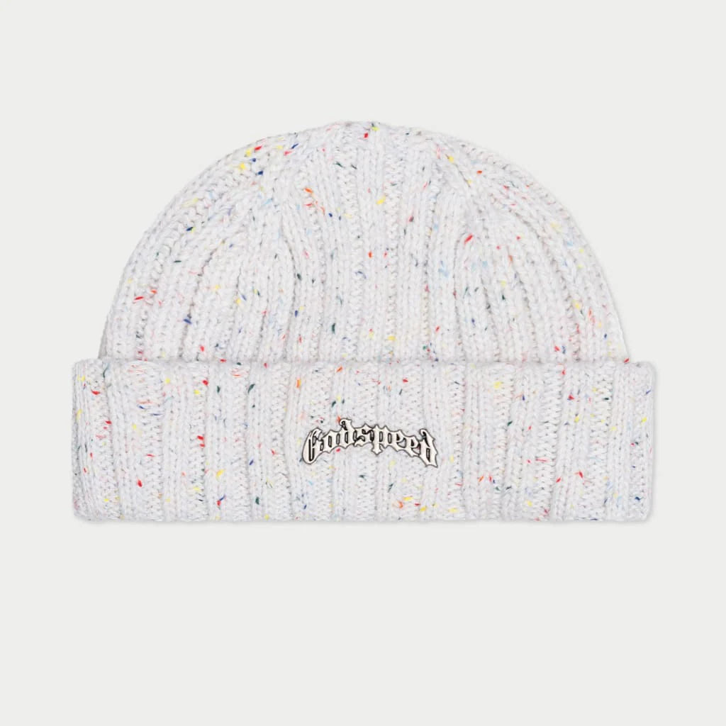GODSPEED-Og Logo Emblem Beanie (Birthday Cake)