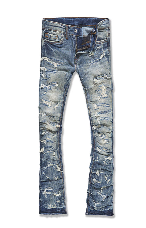 JORDAN CRAIG-Mans STACKED RIPPLE EFFECT DENIM (DESERT STORM)-JTF1157