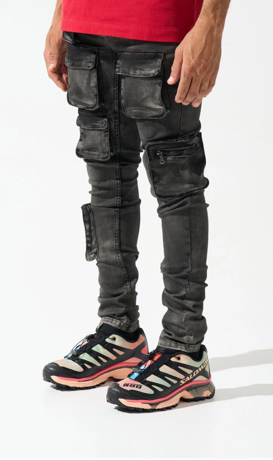 SERENEDE-"CURRENT" CARGO JEANS