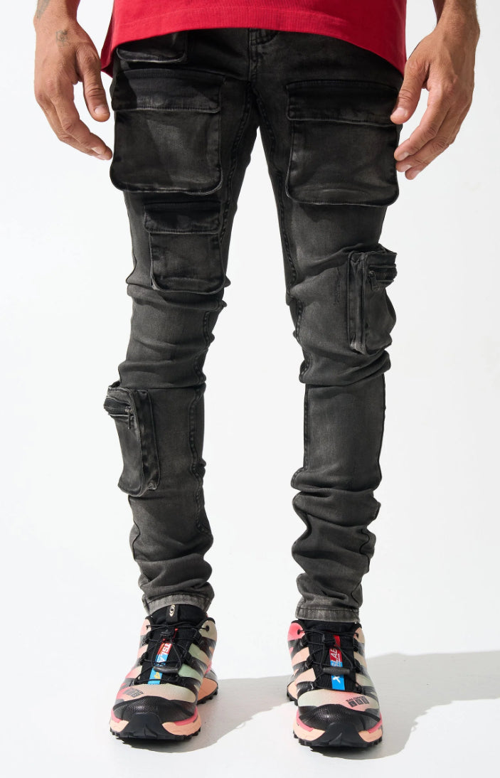 SERENEDE-"CURRENT" CARGO JEANS