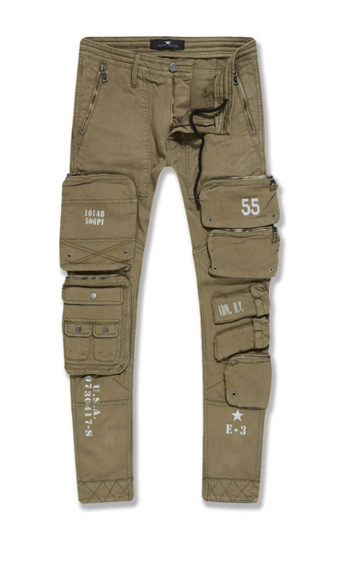 JORDAN CRAIG-SEAN - INFANTRY DIVISION CARGO PANTS (OLIVE)-5673M