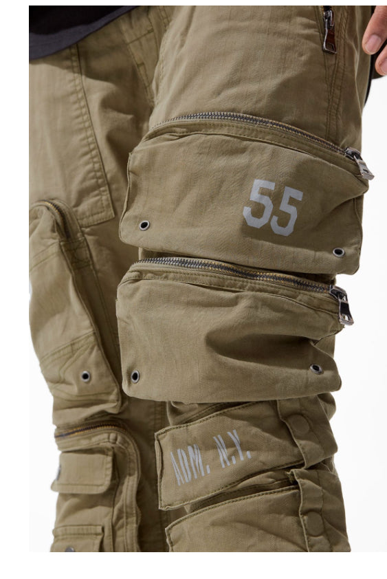 JORDAN CRAIG-SEAN - INFANTRY DIVISION CARGO PANTS (OLIVE)-5673M