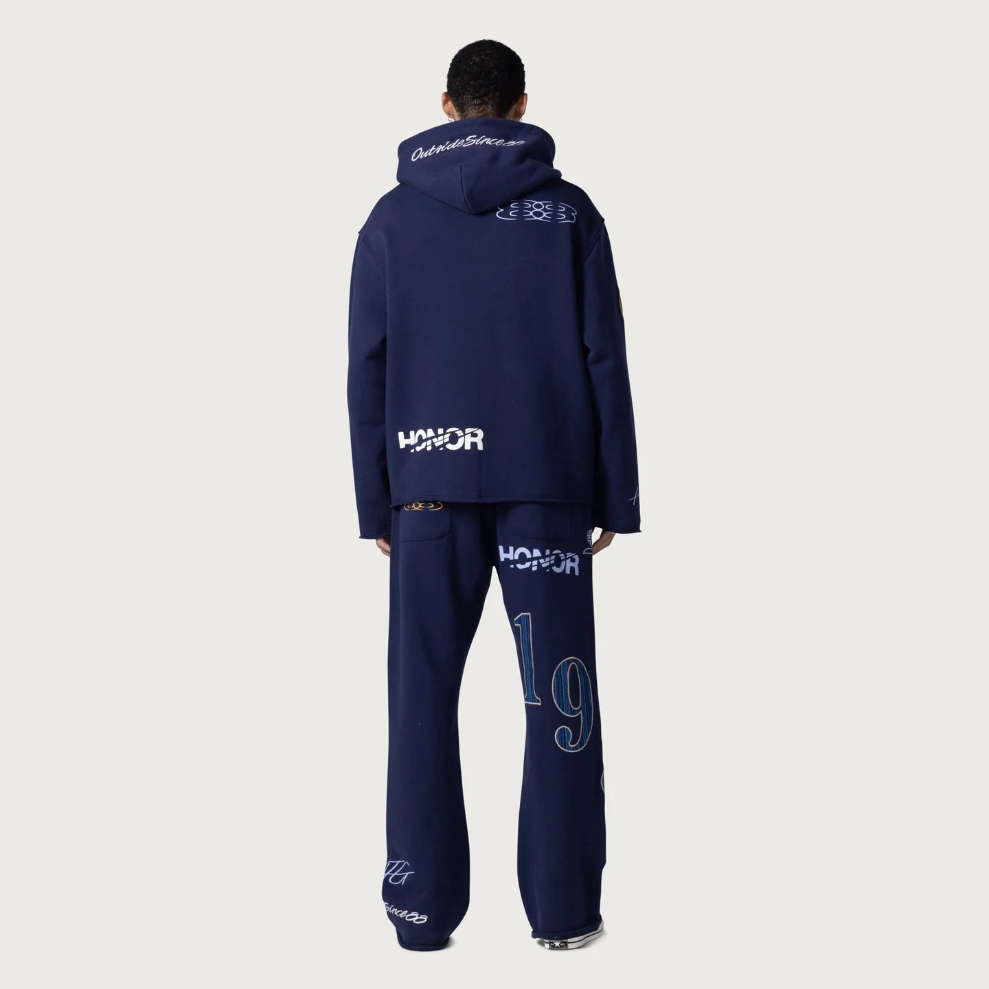 HONOR THE GIFT-1988 Sweatpant - Navy-HTG250110