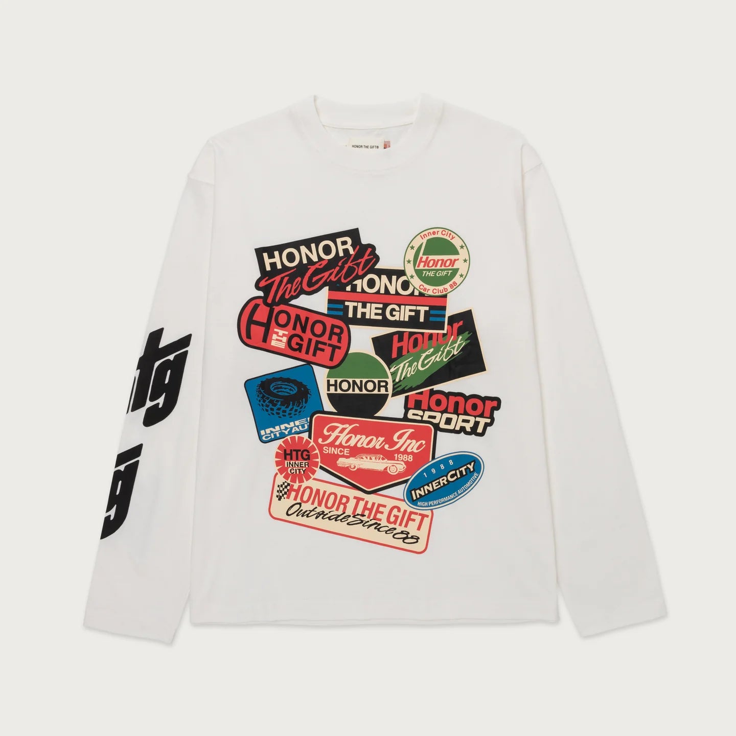 HONOR THE GIFT-Fuel LS Tee - White-HTG250192