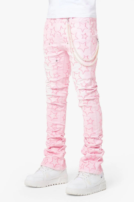 GUAPI-GUAPI STACKED FRENCH ROSE DENIM PINK-345FRSD
